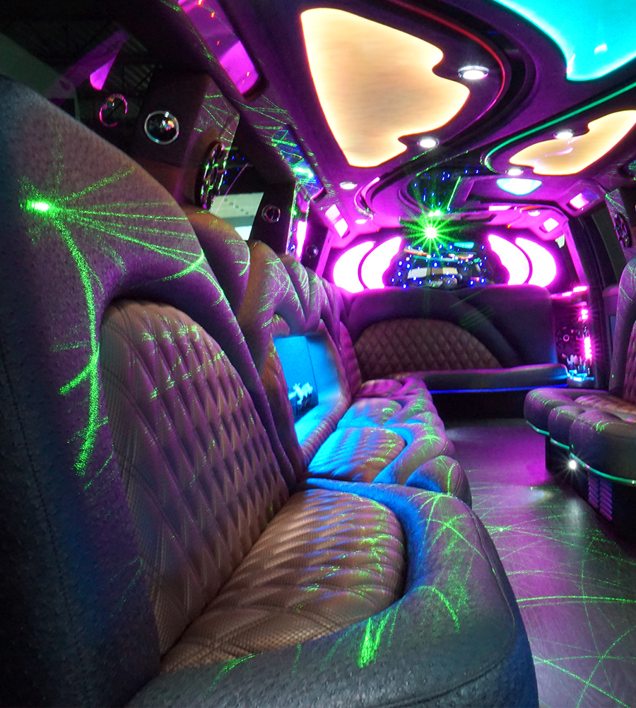 Luxury limo interior